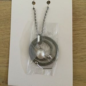 NWT Morellato Birmana Silver Pearl Necklace
